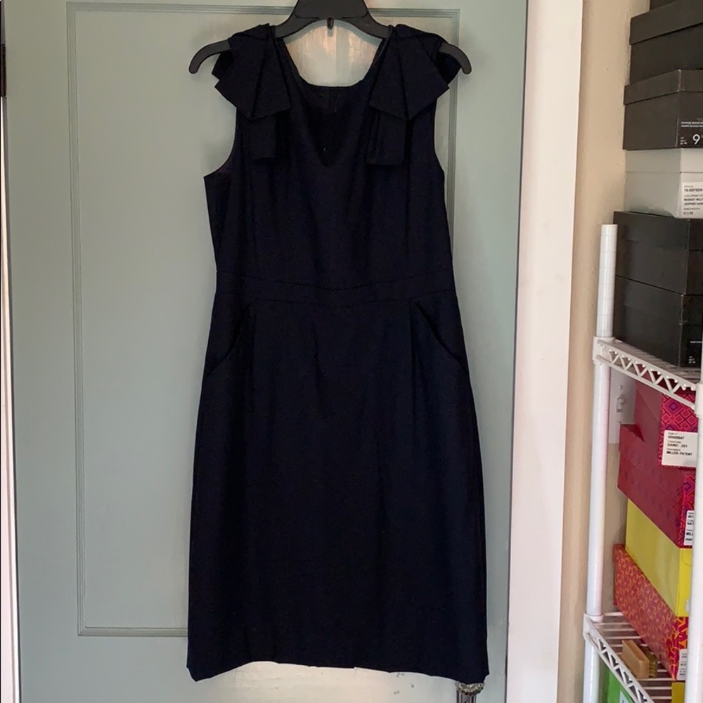 J.crew suiting dress in Super 120's wool.